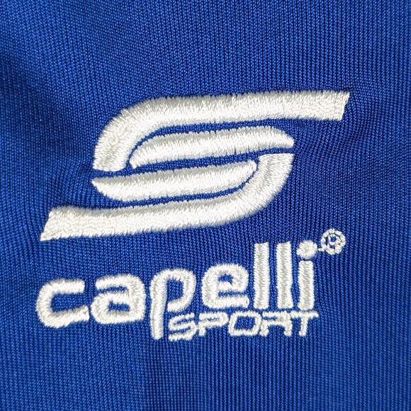 Capelli Sport Soccer Jersey Blue Mens Large Athletic Training Shirt Performance - Picture 2 of 5